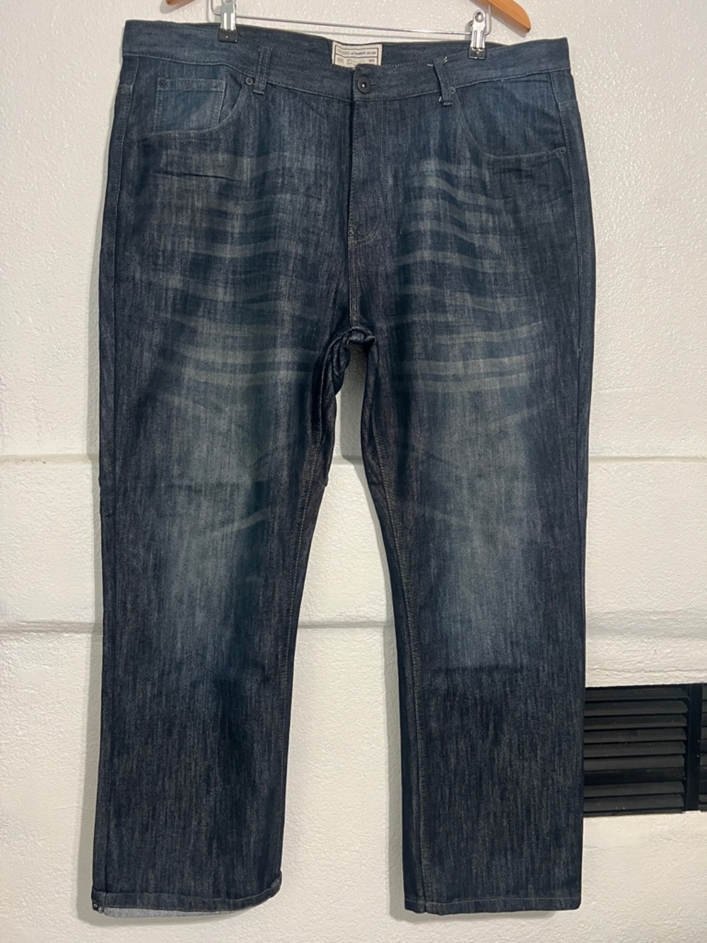 Men's Straight Leg Jeans 42X30 Denim